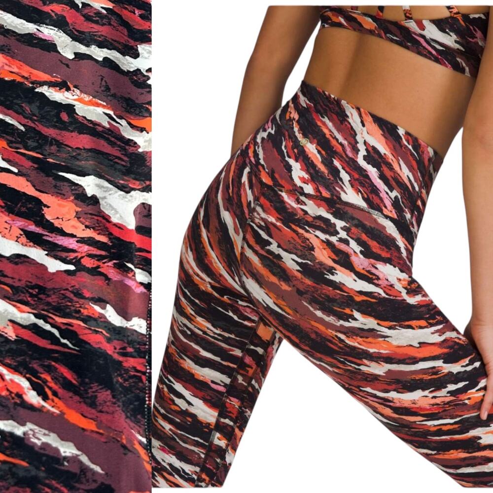 NEW Lululemon Lunar New Year Align High-Rise Pant 25" Tiger Tide / Red Multi 10